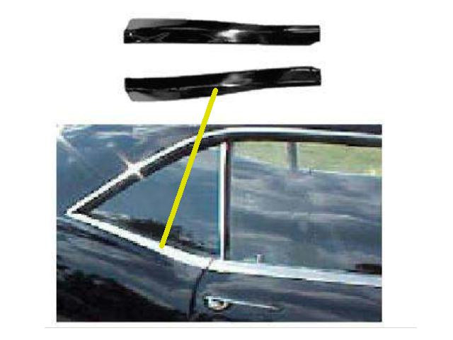 Door Ledge reveal Molding REAR Set: 68 Camaro (2) - CHOOSE body