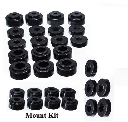 Body Mount Kit: 68-72 Chevelle /Skylark (Polyurethane USA made)