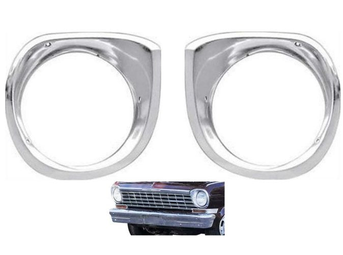 62-64 Nova Headlamp bezel  (ea)
