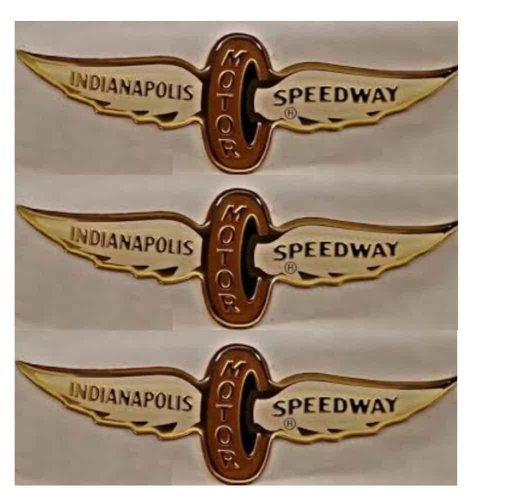 Indy Pace Car emblem (set of 3)