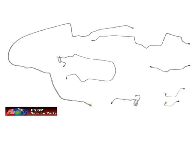 Brake Line Kit: 76-80 Firebird TA Disc/Drum