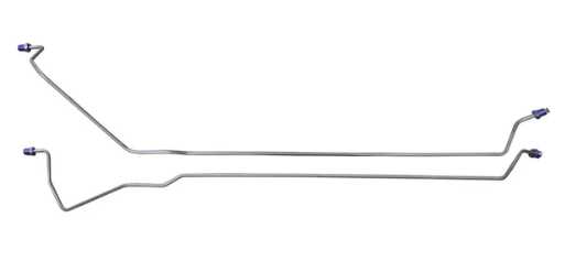 REAR brake lines: 66-67 GTA, Skylark, Cutlass (A Body) Except Chevy