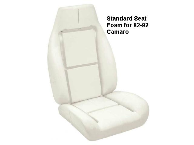 Seat Foam: 1982-92 Camaro & Firebird Std Seat (ea)