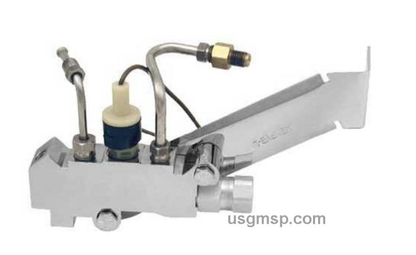 Proportioning Valve: Disc/Drum w/lines Chrome 64-85