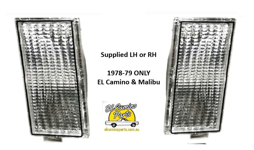Front Park Lamp: El Camino 1978 - 79 - and Malibu - choose side needed.