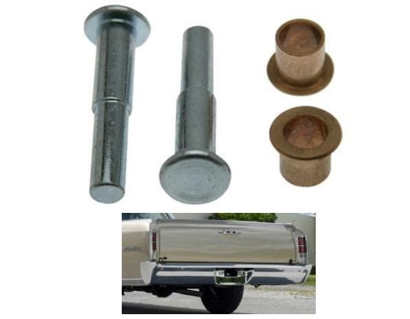 Tailgate Hinge Rebuild Kit: 64-67 El Camino