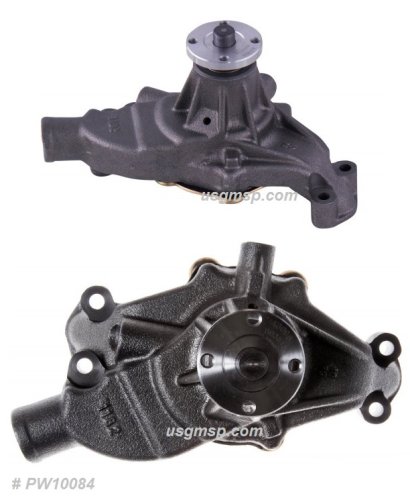 Water Pump: 84-91 Corvette STEEL (non-genuine)