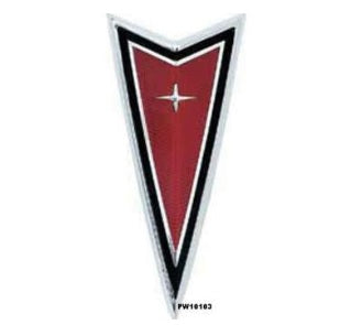 77-81 Firebird TA Nose  Emblem  Red/Chrome