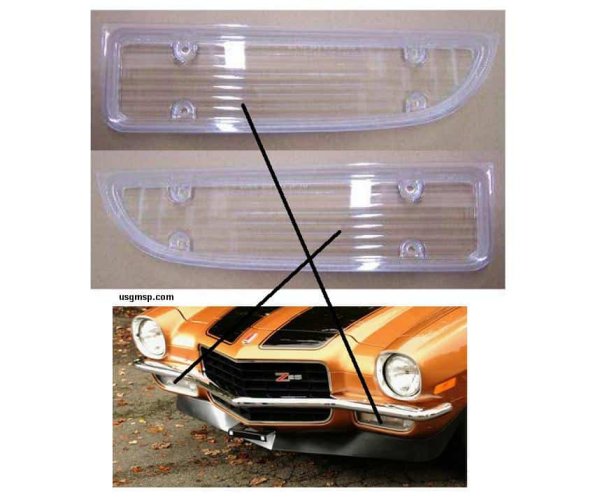 70-73 Camaro Park Lens Std (Pr) Repro
