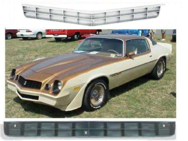 Grill: 78-79 Camaro Lower (Choose Blk or Silver)