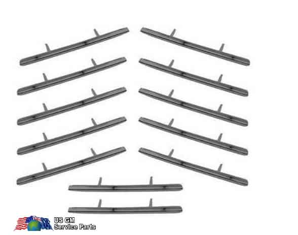 Louver Set: Firebird 67-68 Side 1/4 panel