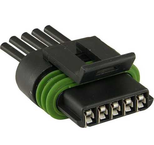 Mass Airflow & MAP Sensor CONNECTOR - Late 80's  5 pin Various sensors