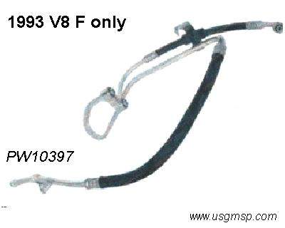 Hose: AC Cond/Comp line 1995-97 V6 Camaro Firebird 3.8lt