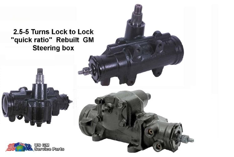 Steering Box: 67-76 F, 68-72A - 2.5 T - Lk-Lk (LHD)