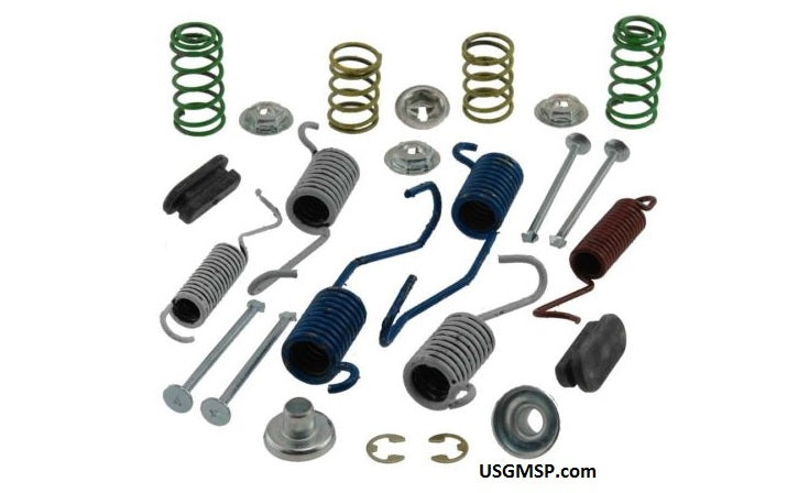 Brake Spring Combination Kit: 67-9F Front Drums (pr)
