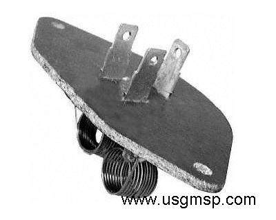 Resistor: 84-92 Fan Blower Heat control