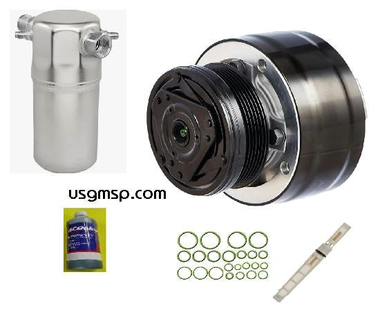 AC Compresser Filter/Oil KIT: 87-92 V6 & V8 Camaro / Firebird TA (Repro)