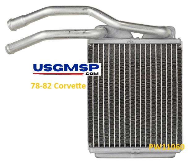 Heater Core: 1980-82 Corvette -All - Aluminum