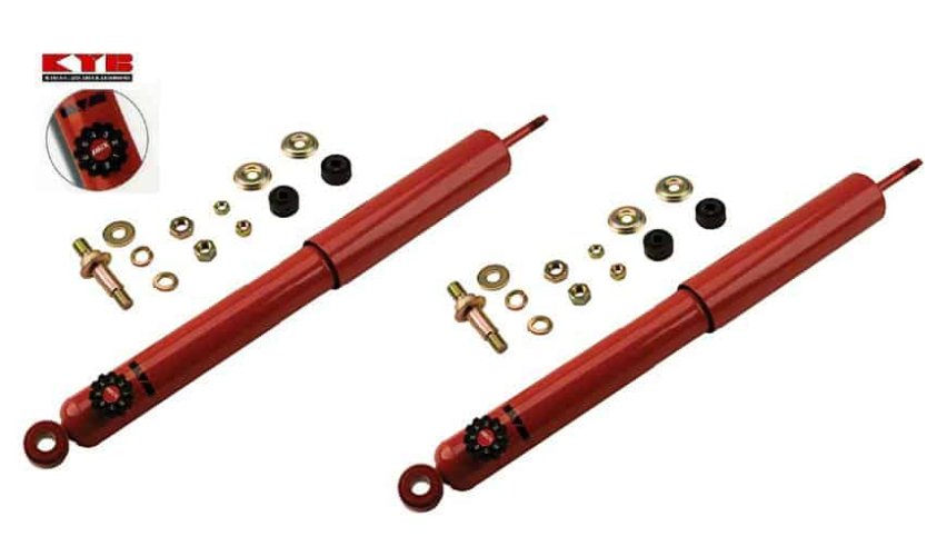Shocks Rear: 82-2002 F Adjustables KYB AGX (pr)