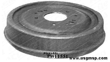 Brake Drum: REAR 58-70 Full Size (Chev/Paris)