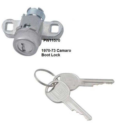 Lock: Boot / Trunk Lock with keys 1970-73 Camaro