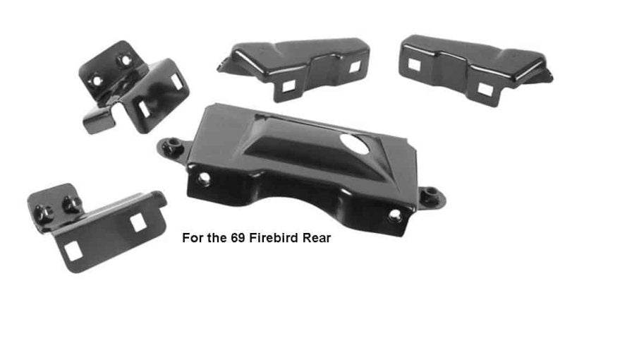 Bumper Bracket Set: 69 Firebird Rear