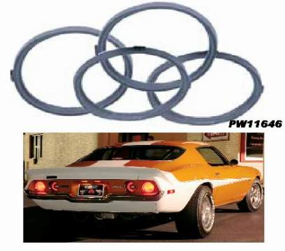Seal Tail Lamp: 70-73 Camaro Tail Lamp to Housing (4)