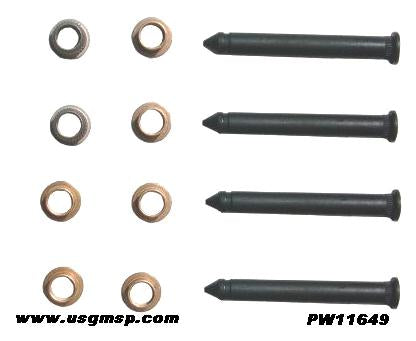 Door Hinge Repair Kit: 1968 Full Size