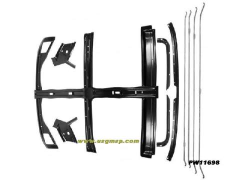 Roof Skin Inner Frame: 67-9 F Coupe