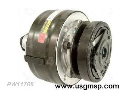 AC Compressor: 85 F V8 "F" Camaro / Firebird TA - TPI only - V BELT