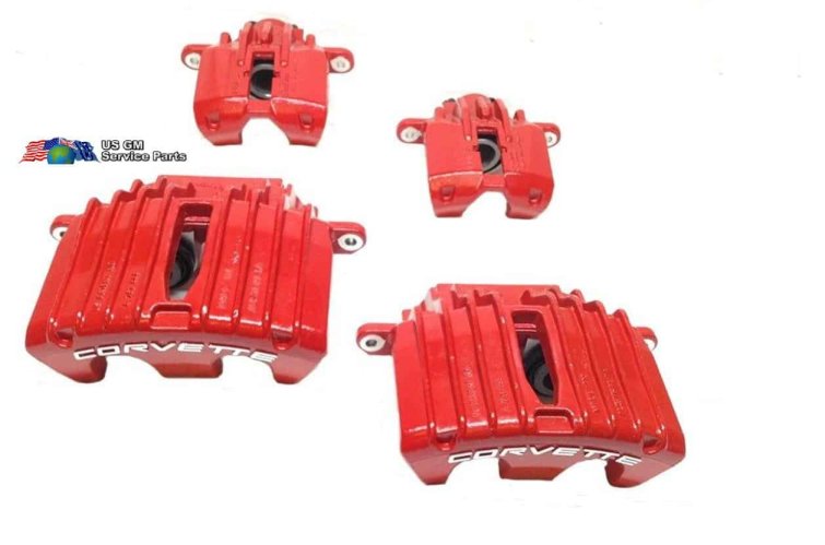 Caliper Assembly: Corvette SET Full Caliper Set: 97-04  (4) inc