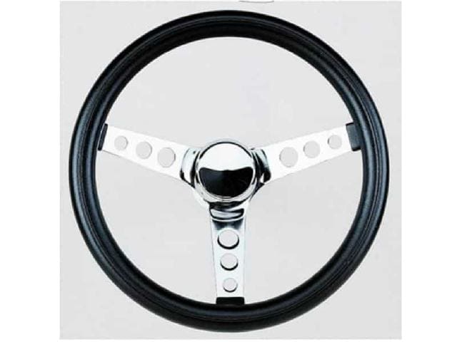 Steering Wheel: Chrome 13.5" with Boss Kit