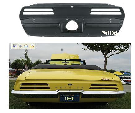 Tail Light Panel: 69 Firebird