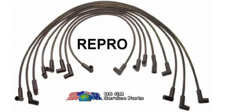Spark Plug Lead Set: Corvette 1985-91 (Reproduction)