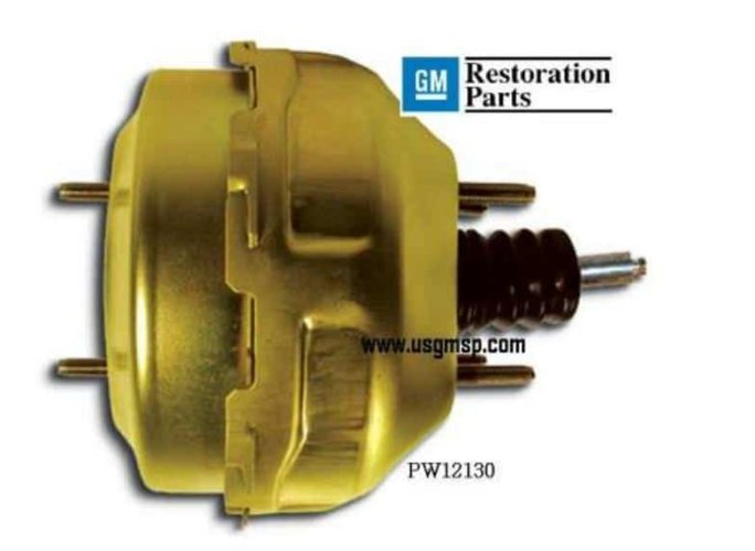 Brake Booster: 9 inch - 77-82 Corvette- GM Approved - NEW