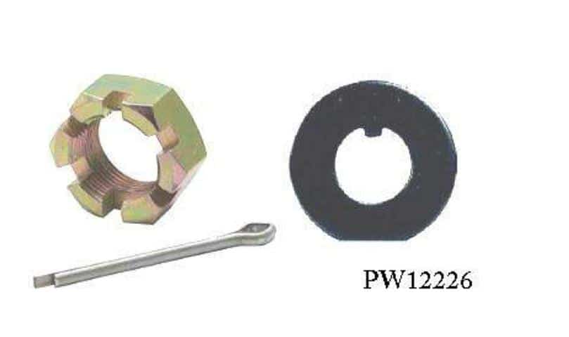 Castle Nut, washer & pin: 64-90