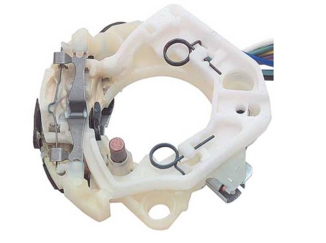 Turn Signal Switch: 67-8 GM 9 Wire NON TILT (White)