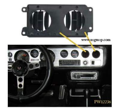 Vent Dash Center: 70-81 Firebird TA