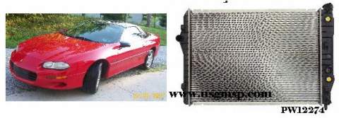 Radiator: 98-02 Camaro Firebird TA V8 Canadian Made