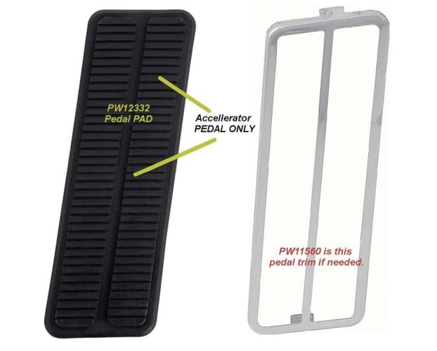 Accelerator Pedal Pad: 67-02