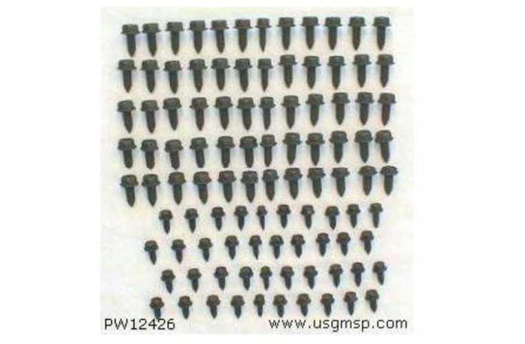 Bolt Kit: 64-72 GM sheet Metal Kit (100 pce)