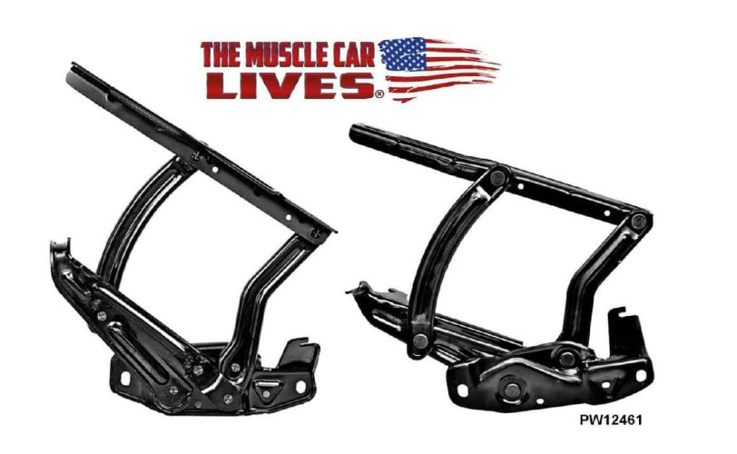 Hood Hinge: 67-69F + 65-7Chevelle (ea)