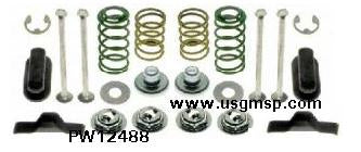 Brake Shoe Hold Down KIT: 58-72 GM w/ 11" REAR drum
