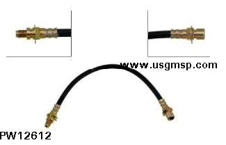 Brake Hose: Rear 67-69 Full Size Chev/Pontiac