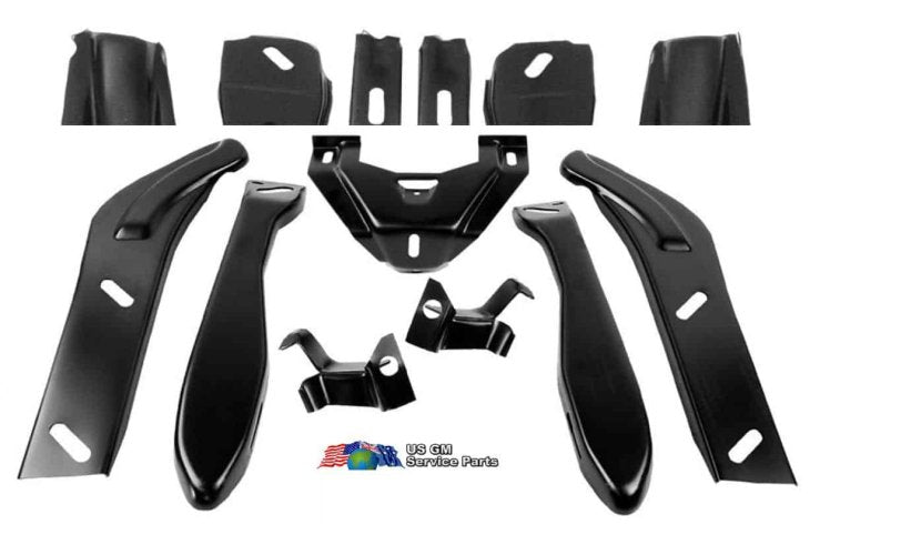 Bumper Bracket Set: 68-72 El Camino (Rear)