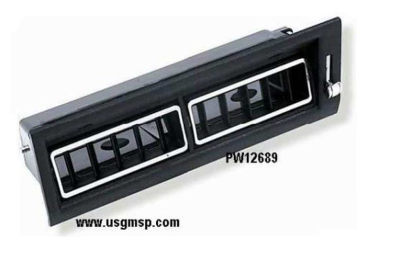 Dash Vent: 69 Camaro w/AC - Center