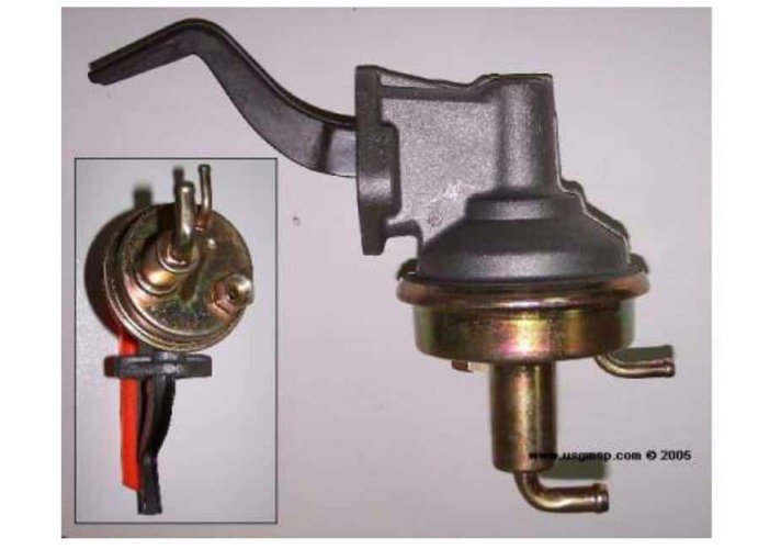 Fuel Pump: Pontiac 69 + 4 bbl 350 & 400 - 3 pipe
