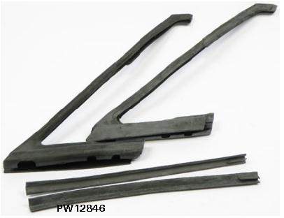 VENT Window Seal Kit: 65-68 -  Full Size 2 & 4 door POST Cars ONLY
