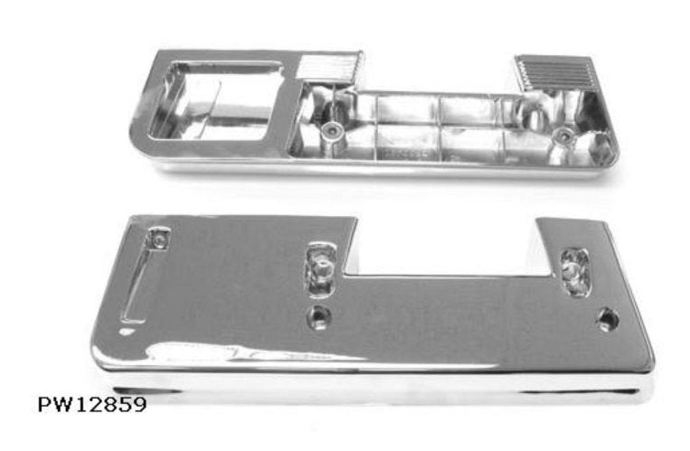 Armrest Base Set: 62-67 GTO / Impala Rear Chrome