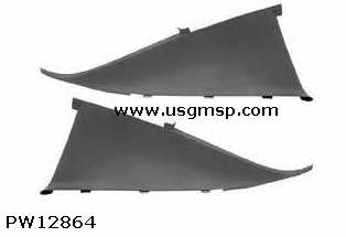 Sail Panel: 73 F SAIL Panels 4 cars w/molded headlining (Pr)